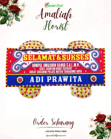 Papan Bunga Ucapan Selamat Sikumana